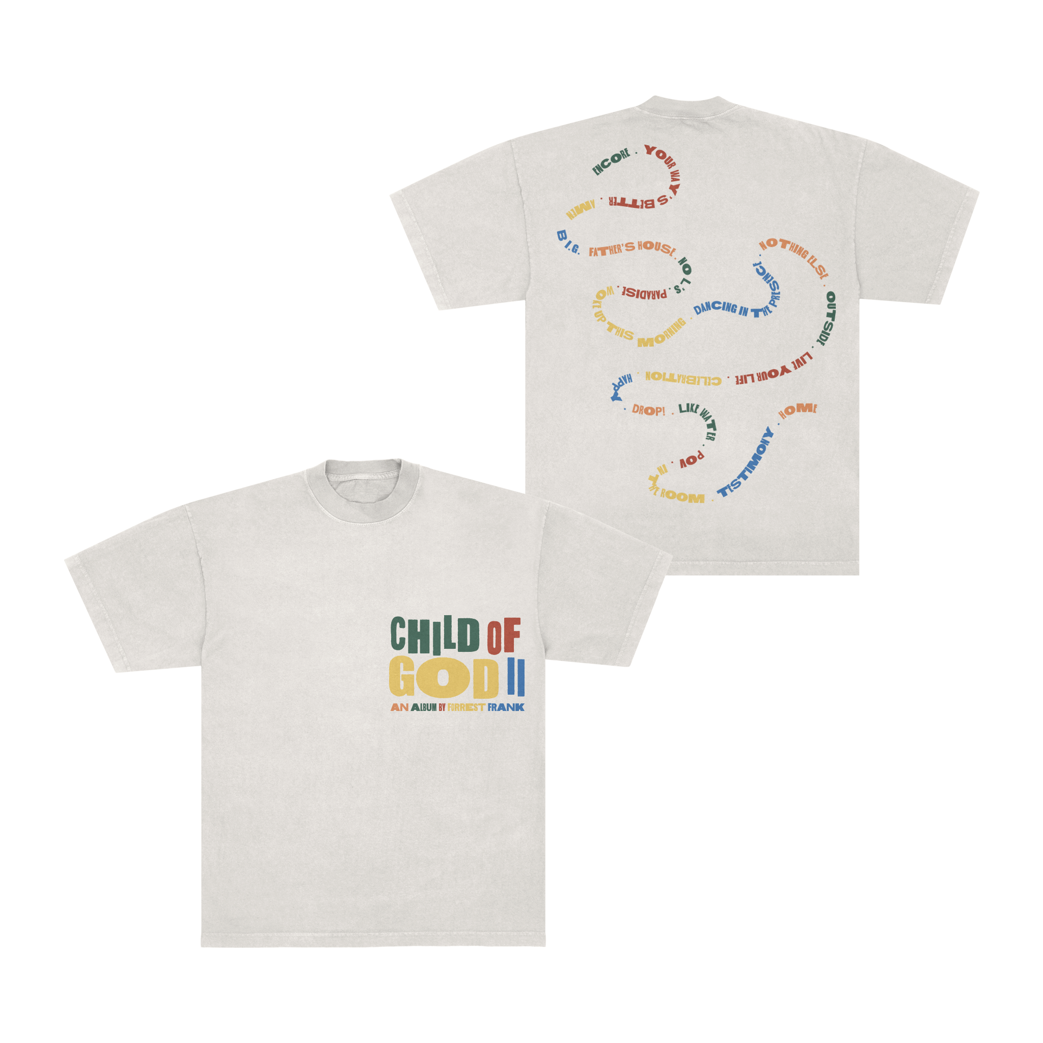 Child Of God II Tracklist Natural T-Shirt
